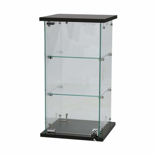 Frameless Glass Display Case 13 W x 13 D x 24 H Inches