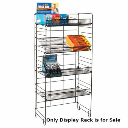 4 Shelf Adjustable Shelving Rack 24 W x 14 D x 53 H Inches