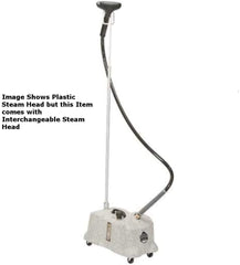 Gray Jiffy Clothing Steamer in Interchangeable Steam Head with Hose