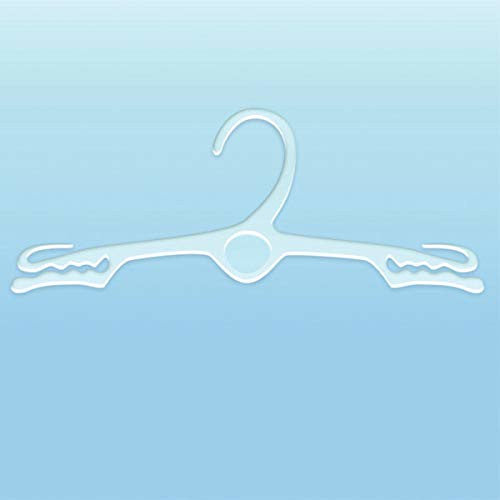 Acrylic Clear Plastic Lingerie Hangers 10.5 Inches Long - Case of 100