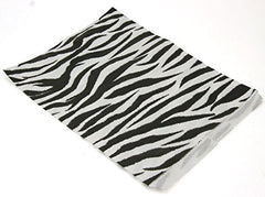 Zebra Design Merchandise Bags 8.5 x 11 Inches - Set of 1000