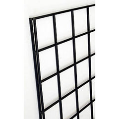 Gridwall Panel in Black 3 W x 6 H Feet with Square Mesh
