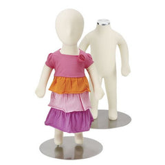 Flexible Children Mannequin 24 Inches Tall with Removable Head Piece