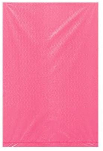 Plastic Small Merchandise Bags in Pink 6.25 x 9.25 Inches - Lot of 1000