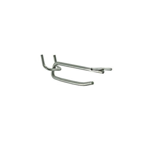 Metal Scanning Hooks in Galvanized 2 L x 0.148 D Inches - Count of 50