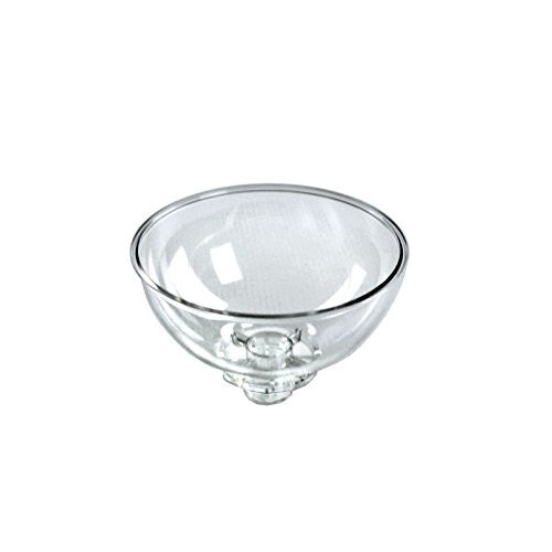 Polycarbonate Plastic Bowl in Clear 8 Dia x 4 Deep Inches