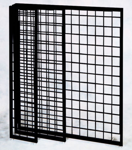 Framed Black Gridwall Panel 