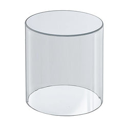 Acrylic Clear Multipurpose Cylinder Display 8 W x 10 H x 0.125 Thick Inches