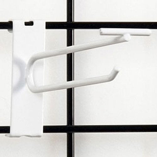 Scanner Hooks in White 6 Inches Long for Gridwall - Box of 100