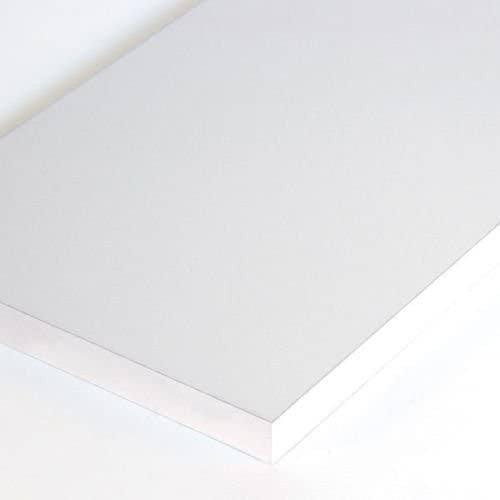 Melamine Shelf in White 10 x 36 Inches