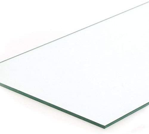 Plate Glass Shelf 16 x 48 x 0.25 Inches with Polished Edges