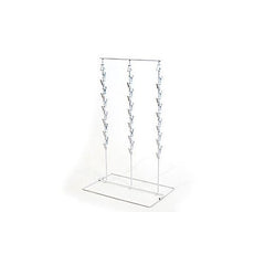 39 Clips Triple Rows Display Rack in White