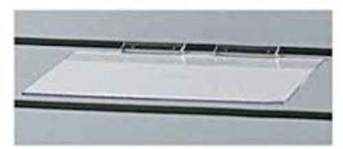 Plastic Shelf in Clear 6 x 12 Inches for Slatwall