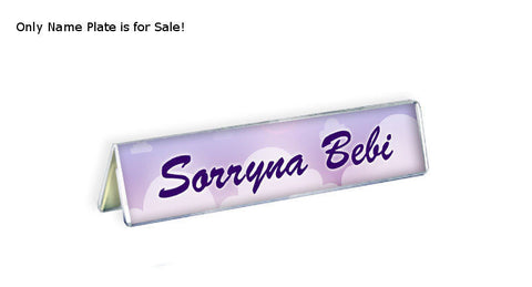 Acrylic Two-Sided Nameplate