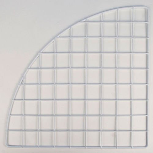 White Quarter Grid Panels 14 D Inches - Lot of 4