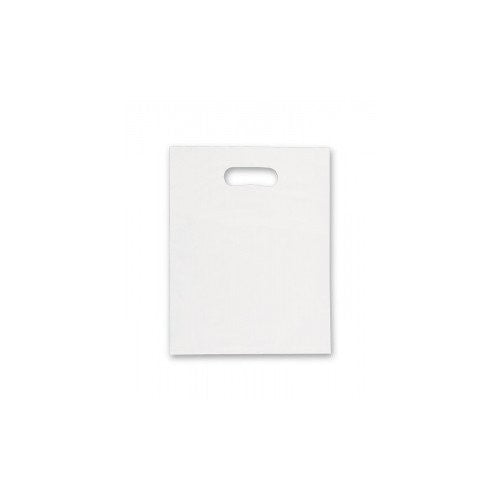 Plastic Small Merchandise Bags in White 9 x 12 Inches - Lot of 500