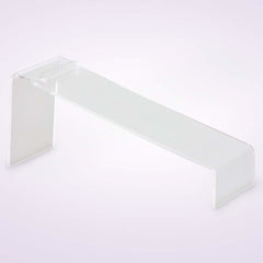 Slanted Acrylic Shoe Riser Displays 7 W x 2.5 D x 3 H Inches - Box of 10