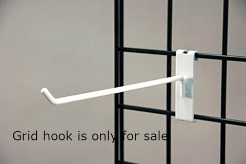 Grid Hooks in Chrome 6 Inches Long - Box of 25