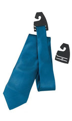 Plastic Neck Tie Hangers in Black 2 W x 2.88 H Inches - Case of 100