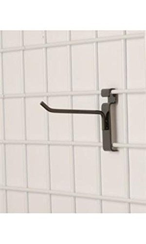 Black Peg Hooks 4 Inches Long for Wire Grids - Box of 100
