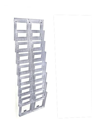 16 Pockets Modular Wall Mount Display 19 W x 51.75 H Inches