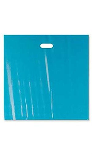 Plastic Low Density Merchandise Bags in Blue 20 x 20 x 5 Inches - Case of 500