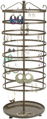 Boutique Round Rotating Jewelry Display in Steel 24 H Inches