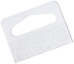 Plastic Hang Tabs in Clear 1.25 H x 1.5 W Inches with Adhesive - Pack of 200