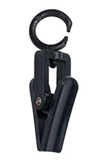 Black Plastic Swivel Clips 2 H x 0.625 Inches - Pack of 50