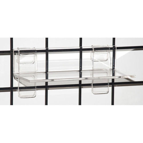 Acrylic Grid Shelf 9w x 4d x 1/4 Inches in Clear Finish