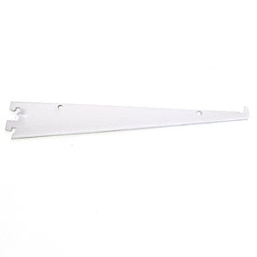 Shelf Brackets in Chrome 10 Inches Long for 0.5 Inch Slot OC - Case of 25