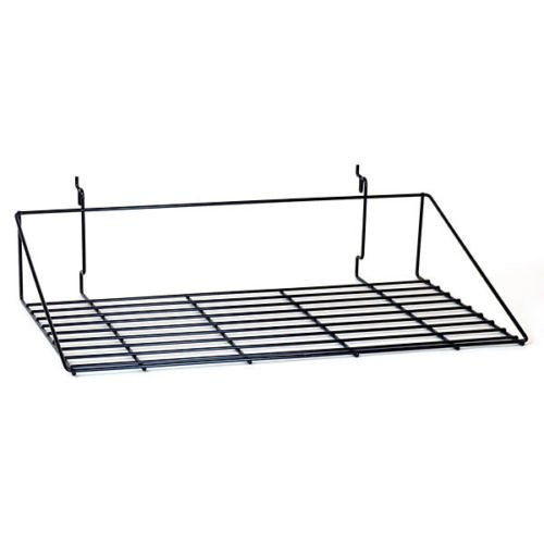 Double Shirt Wire Shelf in Black 23.5 W x 14 D Inches