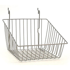 Sloping Basket in Chrome 12 W x 12 D x 8 H Inches