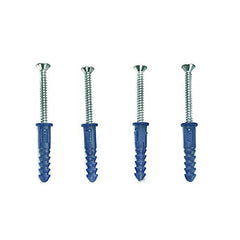 Metal Dry Wall Screws in Silver 2 L Inches with Anchor - Pack of 40