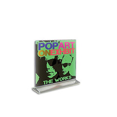 2 Sided Sign Holders in Clear 6 W x 5.5 H Inches - Pack of 10