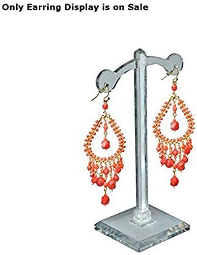 Acrylic Earring Tree Displays 3 W x 5 D Inches - Pack of 10