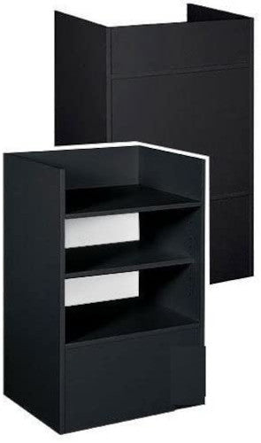 Well Top Register Stand 38 H x 18 D x 24 L Inches with Adjustable Shelf
