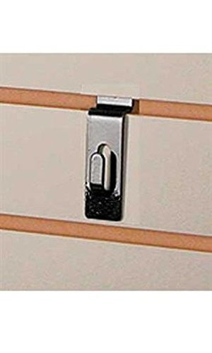 Notch Hooks in Black for Slatwall - Count of 25
