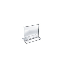 Acrylic Clear 2 Sided Sign Holder 5 W x 5 H Inches - Lot of 10