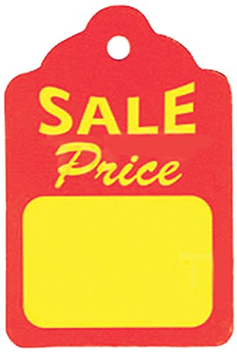 Unstrung Sales Price Tags 1.25 x 1.88 Inches - Count of 1000