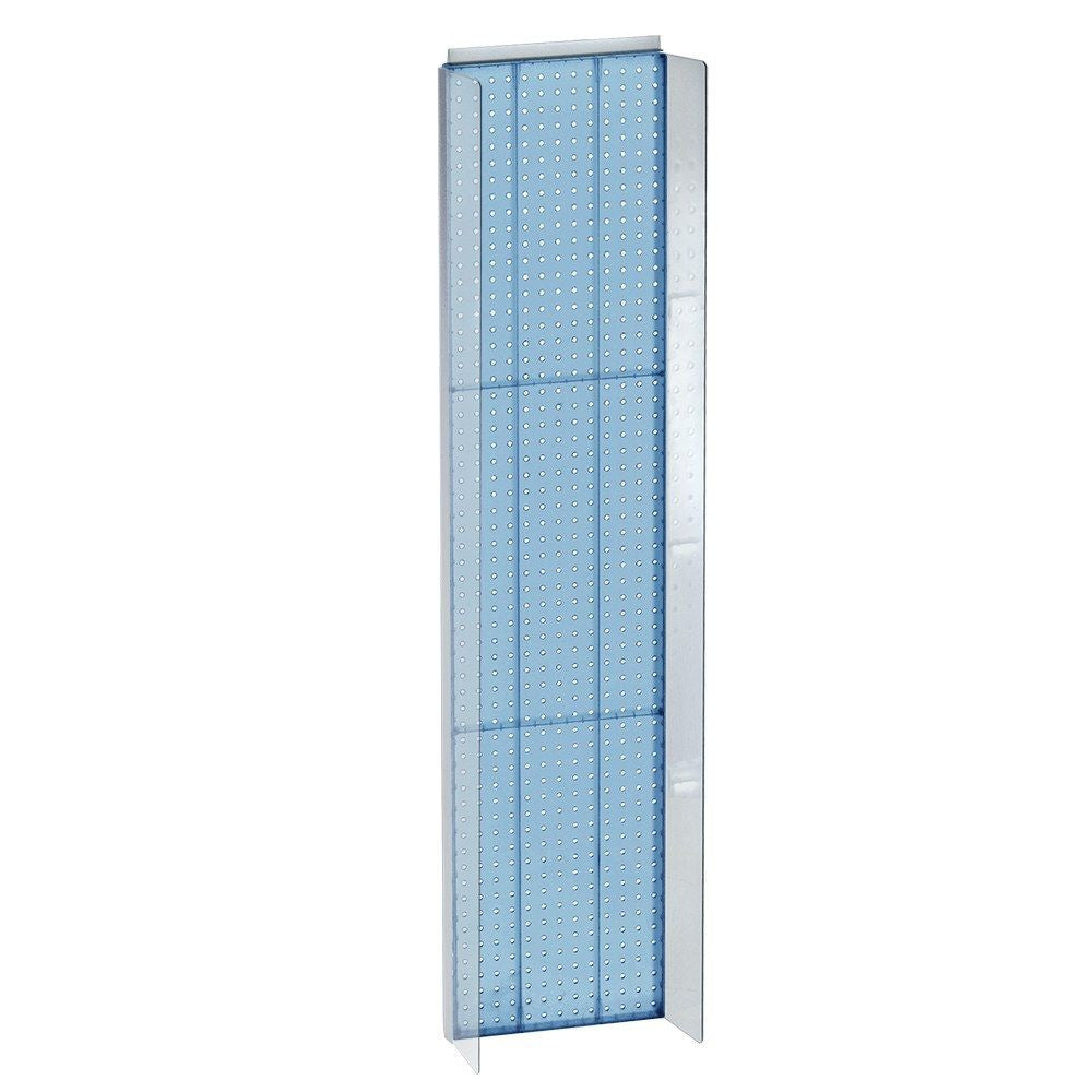 Styrene Pegboard Powerwing Display in Blue 14W x 60H Inches