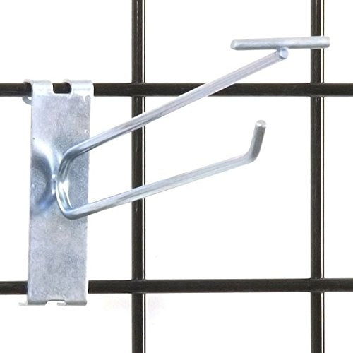 Gridwall Scanner Hook in Zinc 8 Inches Long - Box of 100