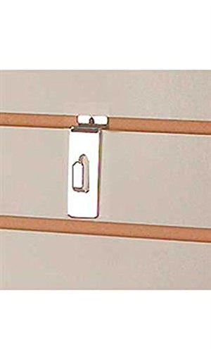 Notch Hooks in Chrome for Slatwall Panel - Box of 100