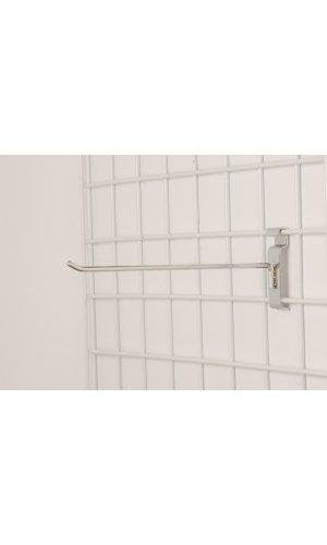 Peg Hooks in Chrome 12 Inches Long for Wire Grid - Box of 100