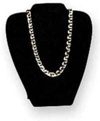 Velvet Necklace Easel Displays in Black 7.125 W x 8.375 H Inches - Lot of 10