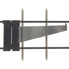 Gridwall Shelf Bracket in Black 14 Inches Long