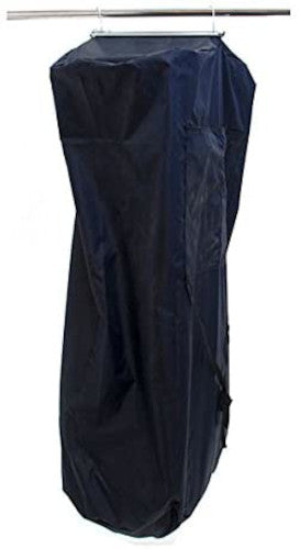 Nylon Garment Bag Grip Top 48 Inches Long in Navy Blue