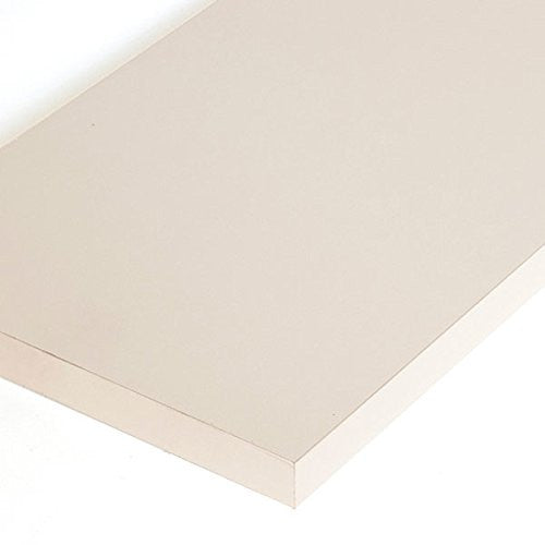 Melamine Shelves in Almond 12 x 48 Inches - Count of 4