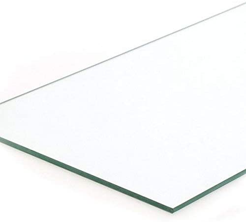 Plate Glass Shelf 8 D x 36 W x 0.25 Thick Inches