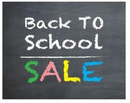 Back to School Sale Small Chalkboard 5.5 H x 7 W Inches - Lot of 25
